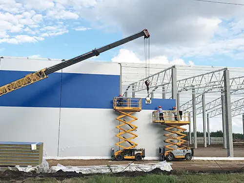 монтаж сендвіч-панелей