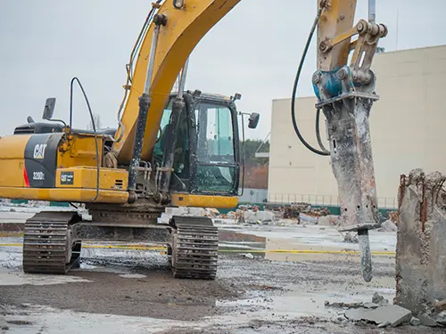 Foundation dismantling