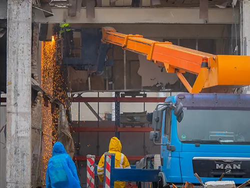 Dismantling of metal constructions Dismantling of metal constructions