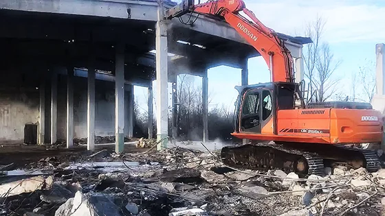 Dismantling industrial buildings YouTube video