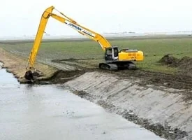 Digging lakes and canals