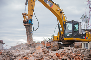 Concrete (reinforced concrete) demolition